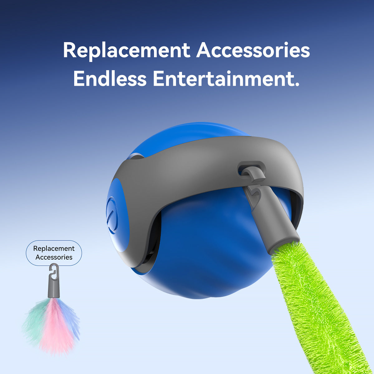 Smart Interactive Cat Ball – Rechargeable Automatic Teaser Toy