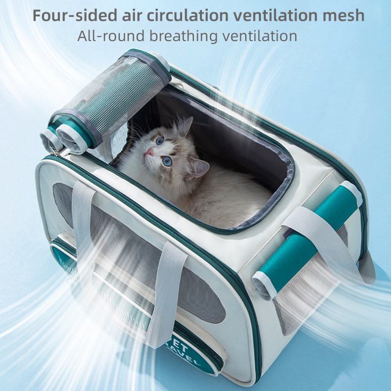 Luxury Soft-Sided Pet Travel Carrier – Airline Approved, Portable & Comfortable