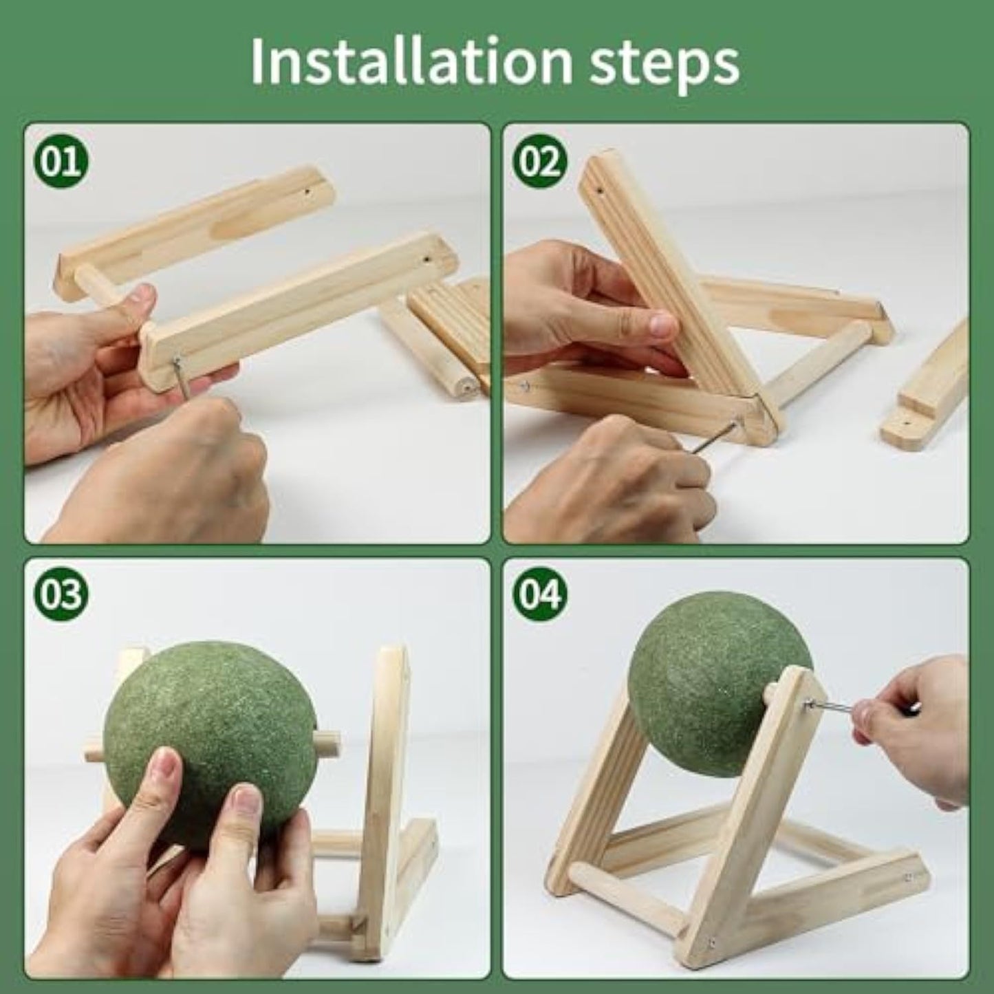 100% Natural Catnip Ball Toy – Healthy Fun for Happy Cats!