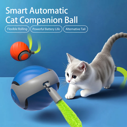 Smart Interactive Cat Ball – Rechargeable Automatic Teaser Toy