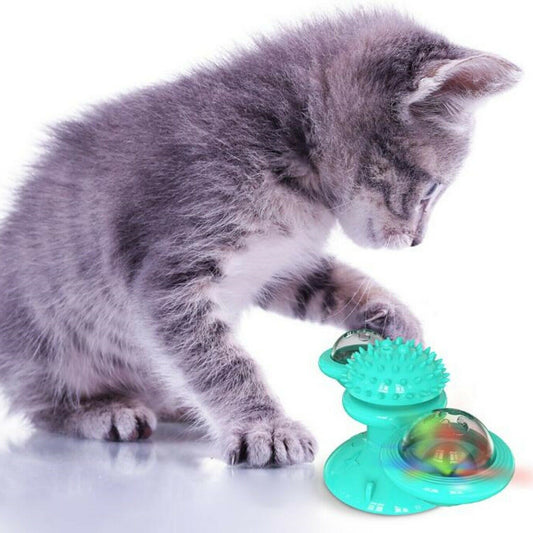Windmill Cat Toy – Interactive Fun, Dental Care & Hunting Play