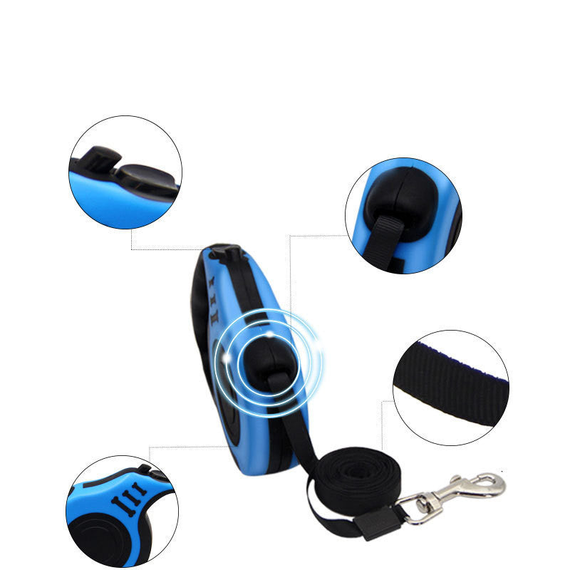 Dog Walking Essentials Set – Leash, Folding Bowl & Poop Picker in One
