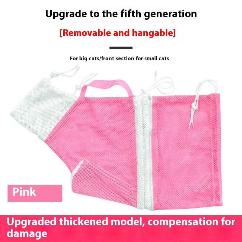 5th-Generation Cat Grooming Bag – Safe, Scratch-Resistant & Easy to Use