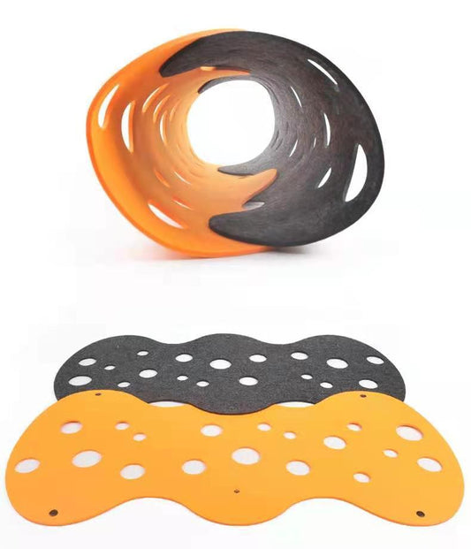 Cat Tunnel Removable Felt Toy – Foldable Fun & Cozy Play