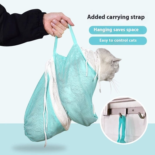 5th-Generation Cat Grooming Bag – Safe, Scratch-Resistant & Easy to Use