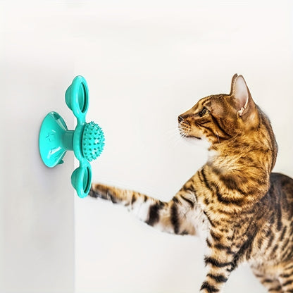 Windmill Cat Toy – Interactive Fun, Dental Care & Hunting Play