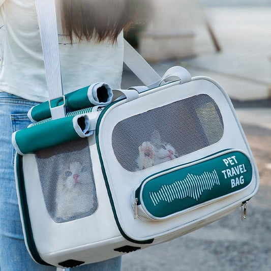 Luxury Soft-Sided Pet Travel Carrier – Airline Approved, Portable & Comfortable