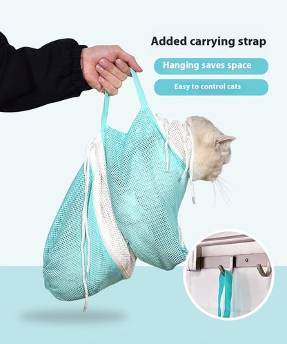 5th-Generation Cat Grooming Bag – Safe, Scratch-Resistant & Easy to Use