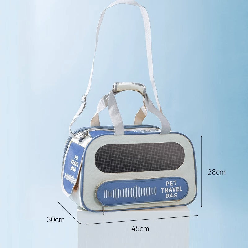 Luxury Soft-Sided Pet Travel Carrier – Airline Approved, Portable & Comfortable