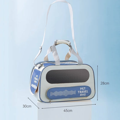 Luxury Soft-Sided Pet Travel Carrier – Airline Approved, Portable & Comfortable