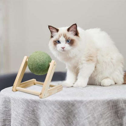 100% Natural Catnip Ball Toy – Healthy Fun for Happy Cats!