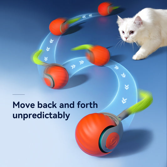 Smart Interactive Cat Ball – Rechargeable Automatic Teaser Toy