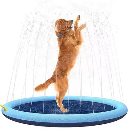 Dog Sprinkler Splash Pad – Outdoor Fun & Cooling Play Mat