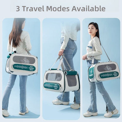 Luxury Soft-Sided Pet Travel Carrier – Airline Approved, Portable & Comfortable