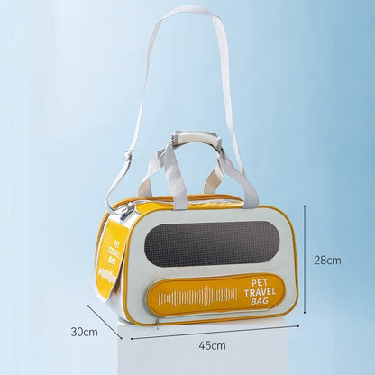 Luxury Soft-Sided Pet Travel Carrier – Airline Approved, Portable & Comfortable