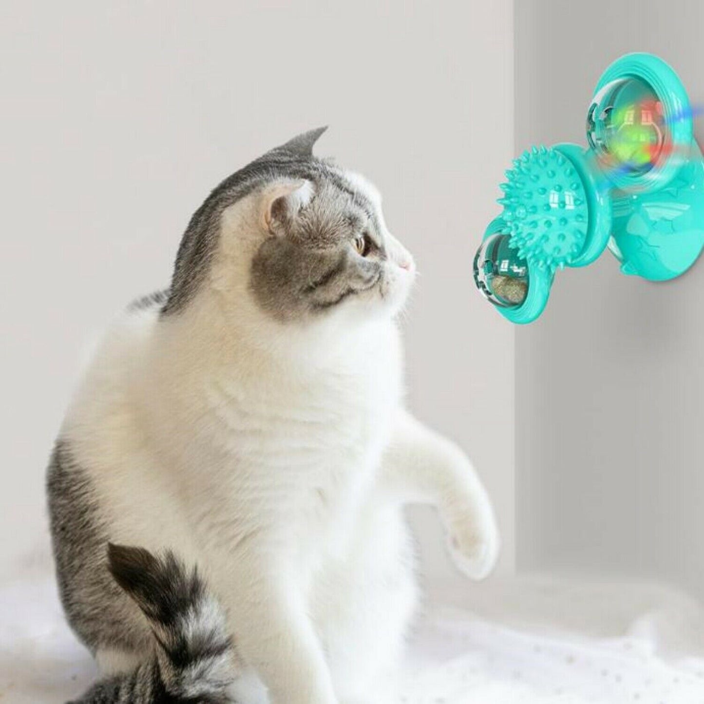 Windmill Cat Toy – Interactive Fun, Dental Care & Hunting Play