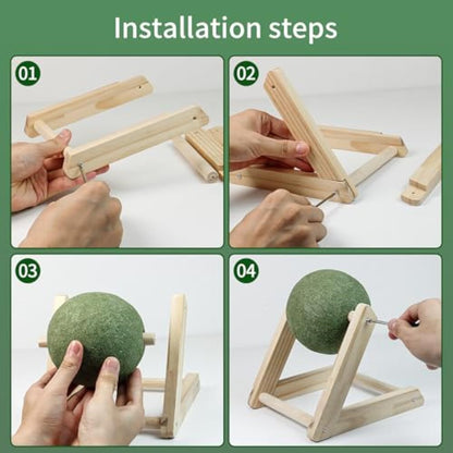 100% Natural Catnip Ball Toy – Healthy Fun for Happy Cats!