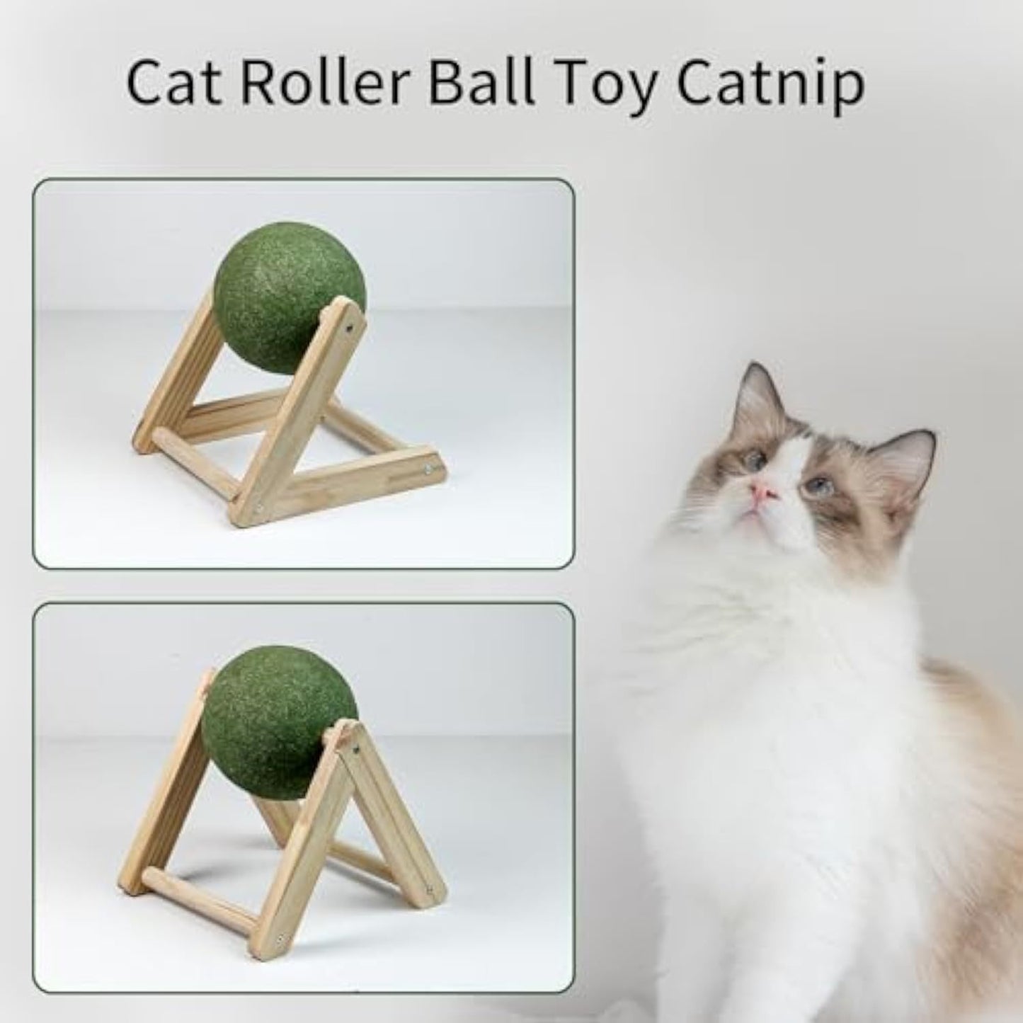 100% Natural Catnip Ball Toy – Healthy Fun for Happy Cats!